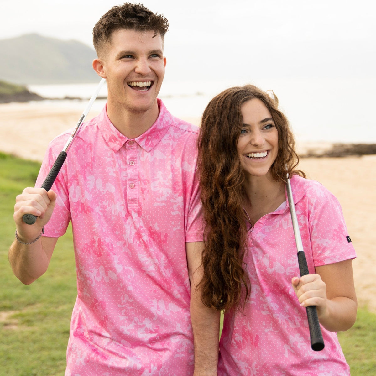 Pink Golf Shirts. Seriously Fantastic Pink Golf Polos. Only $39.95