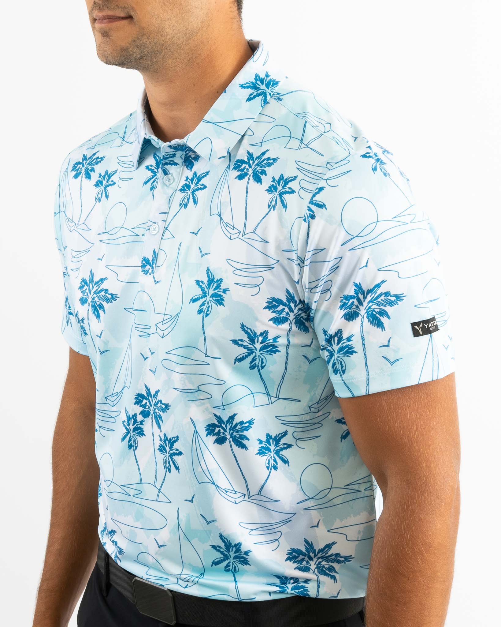 Sail Away Golf Polo - Yatta Golf