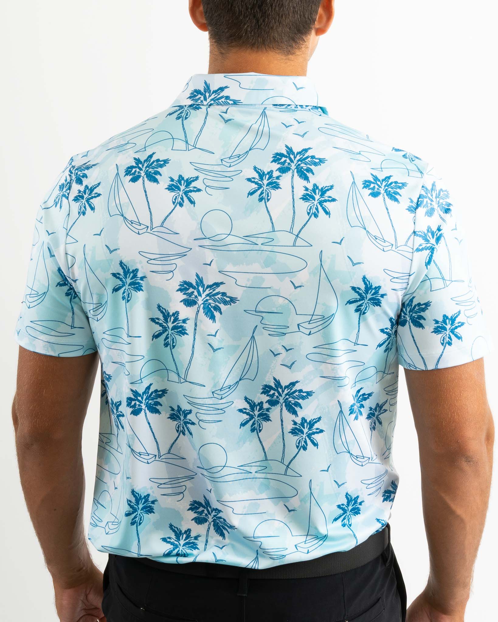 Sail Away Golf Polo - Yatta Golf