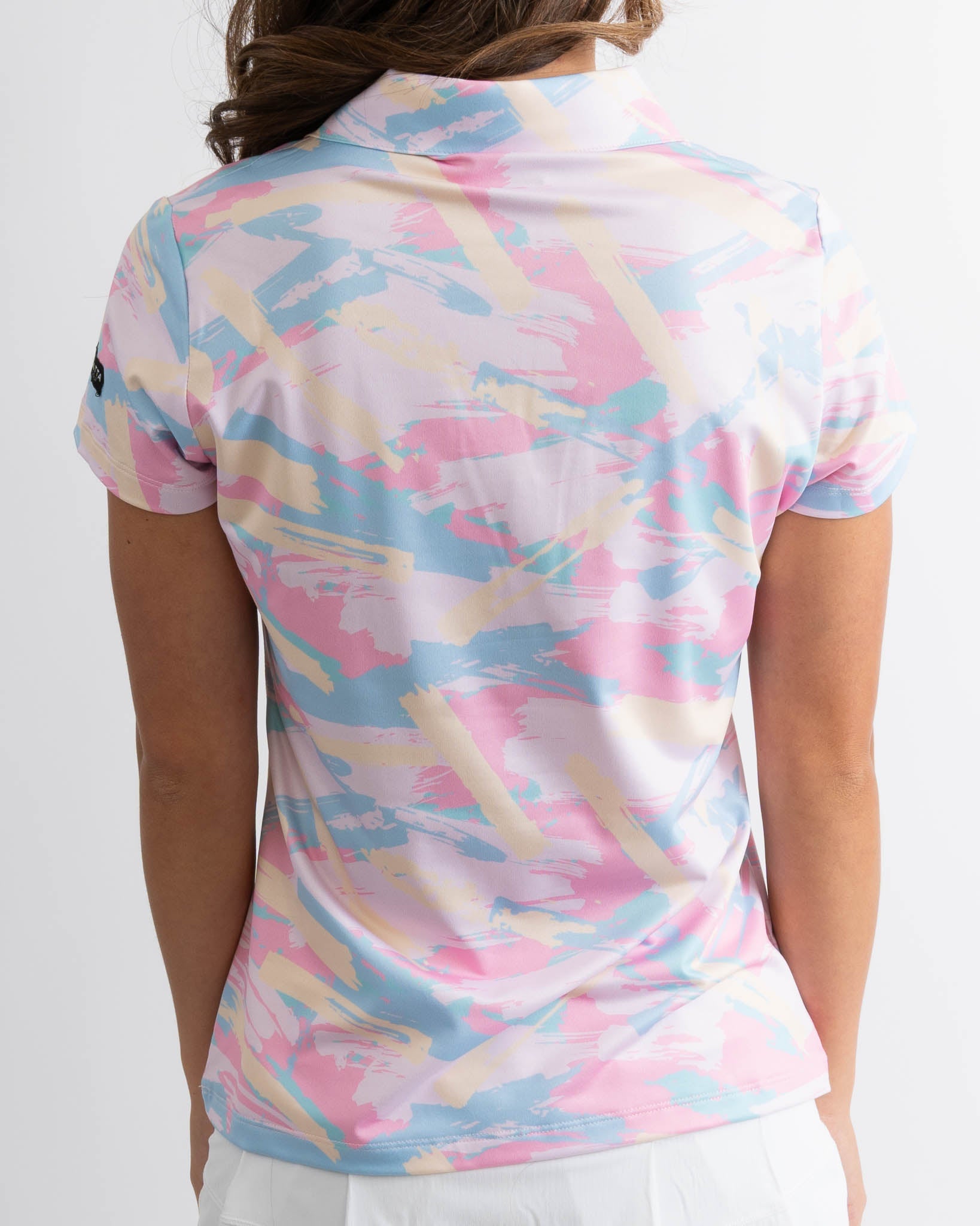 Spring Track Women's Golf Polo - Yatta Golf