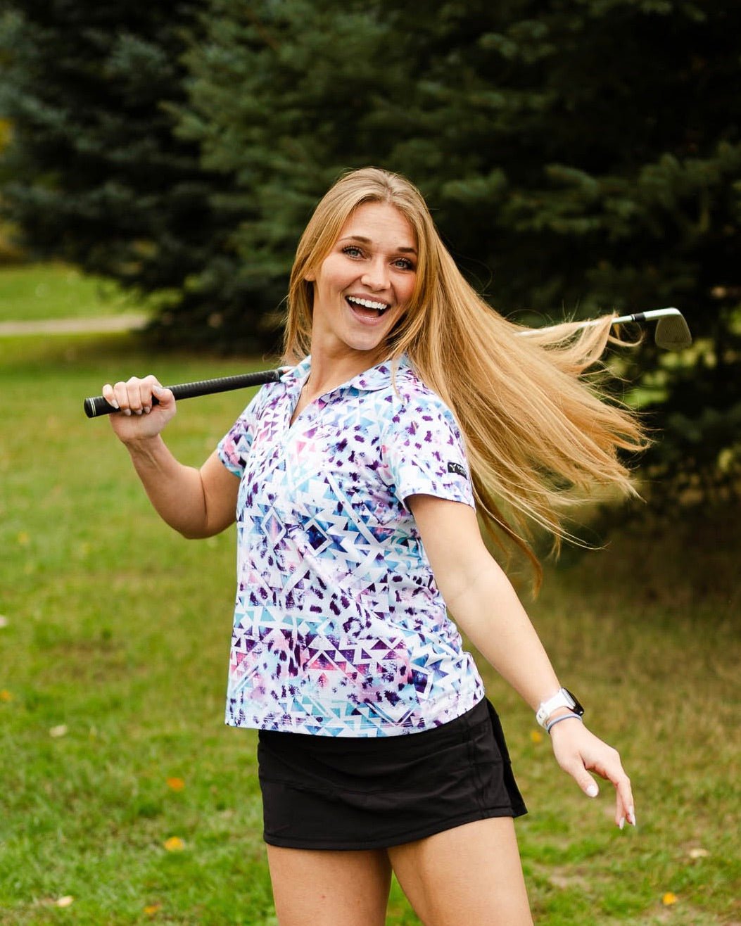 Aztec Warrior Women's Golf Polo - Yatta Golf