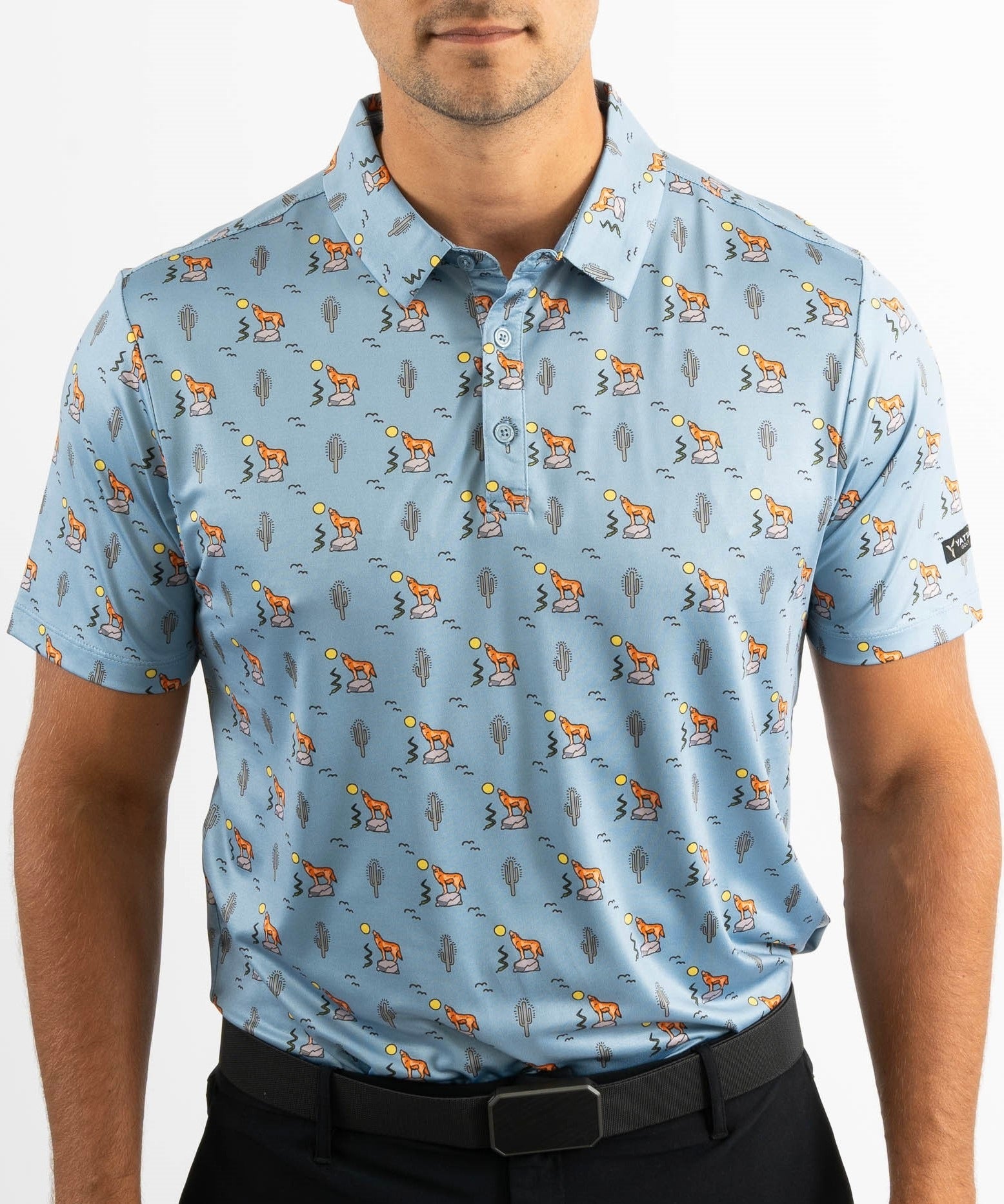 Clever Coyote Golf Polo - Yatta Golf