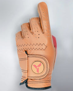 Italian Brown Golf Glove - Yatta Golf