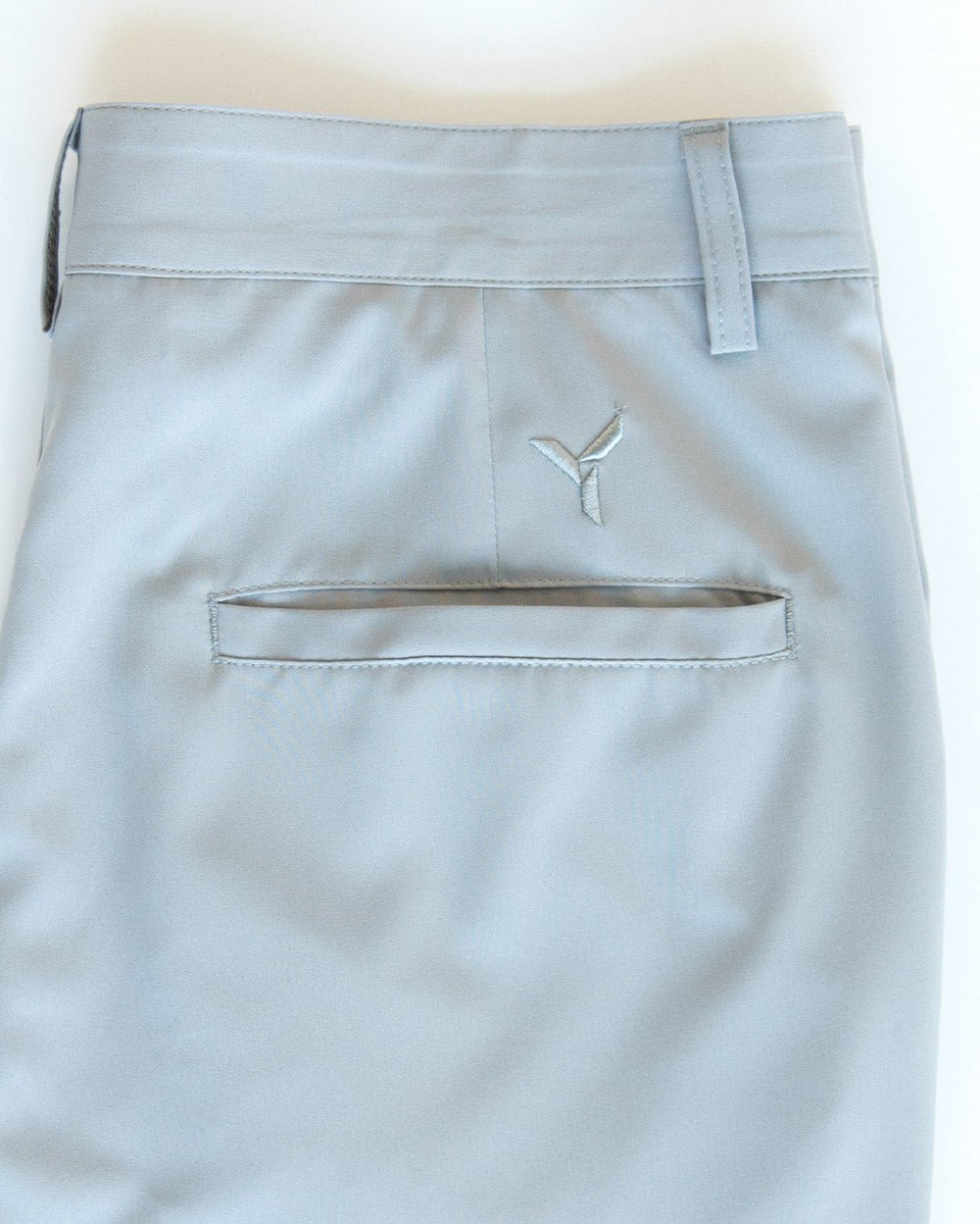 Light Grey Golf Pants Men's Slim Fit Yatta Golf