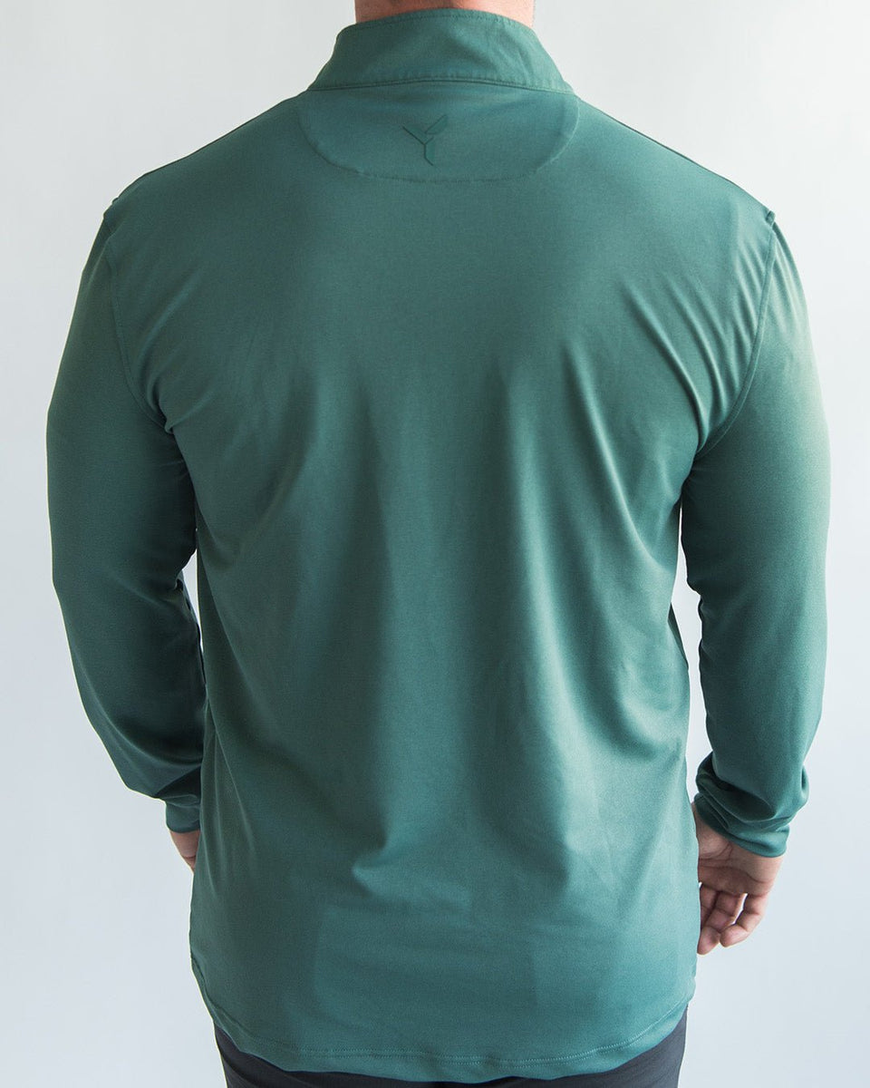 Mens Green Quarter Zip Sweater. ButterSoft Quarter Zips. Only 49.95