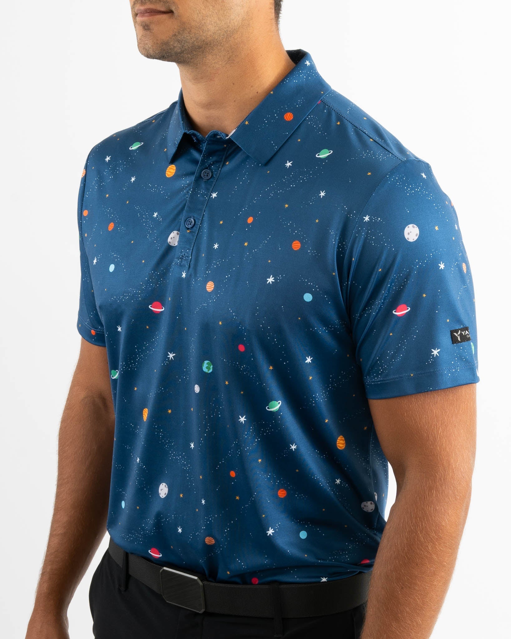 Space Man Golf Polo - Yatta Golf