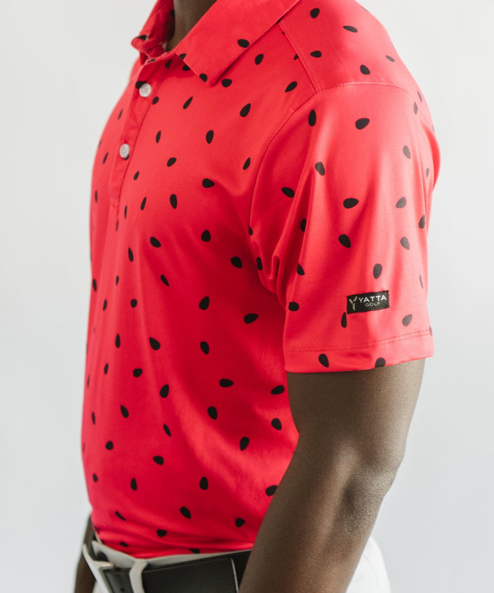 Watermelon Polo Shirt. Seriously Fantastic Golf Polos. Only 39.95