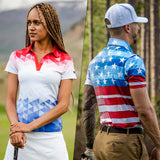 4th of July Polos - Yatta Golf