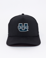 Black USU Hat - Yatta Golf