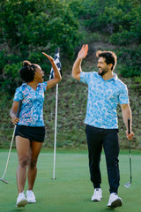 Palm Monstera Golf Polo
