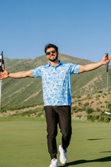Palm Monstera Golf Polo