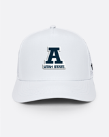 White USU Hat - Yatta Golf
