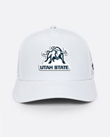White USU Hat - Yatta Golf