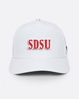 White SDSU Hat - Yatta Golf