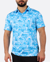 Palm Monstera Golf Polo
