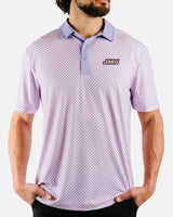 JMU Purple Chex Golf Polo