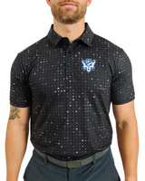 BYU Black Glitter Polo