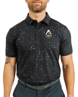 Purdue Black Glitter Polo