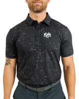 UNM Black Glitter Polo