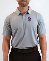 JMU Gray Golf Polo