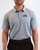 JMU Gray Golf Polo