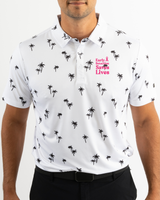 Palm Noir Polo Cancer Awareness Edition