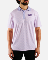 WSU Purple Chex Polo