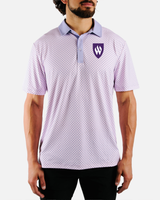 WSU Purple Chex Polo