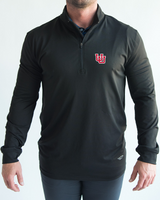 U of U Black Quarter Zip