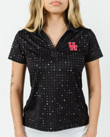UH Black Glitter Women's Polo