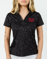 UH Black Glitter Women's Polo