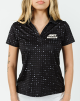 JMU Black Glitter Women's Polo