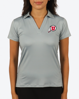 U of U Gray Women's Polo