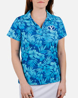 BYU Floral Surf Women's Golf Polo