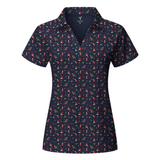 Navy Santa Swing Women's Golf Polo | Pre-Order