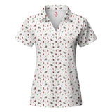 White Santa Swing Women's Golf Polo | Pre-Order