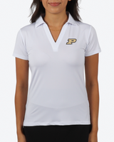 Purdue White Women's Polo