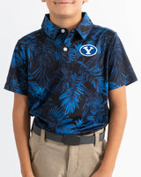 BYU Midnight Blue Youth Golf Polo