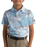 BYU Tropical Mist Youth Golf Polo