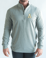 ASU Light Grey Quarter Zip - Yatta Golf