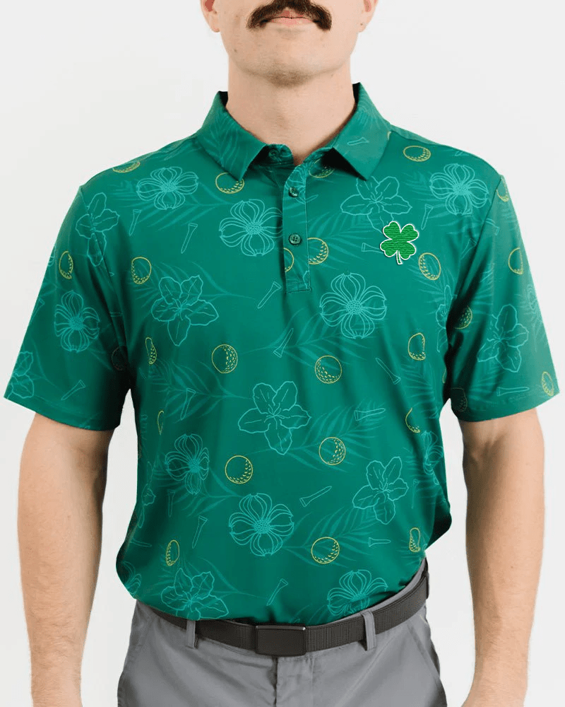 Augusta Golf Polo. CLOVER EDITION. - Yatta Golf