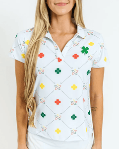 Augusta Prestige Women's Golf Polo. CLOVER EDITION. - Yatta Golf