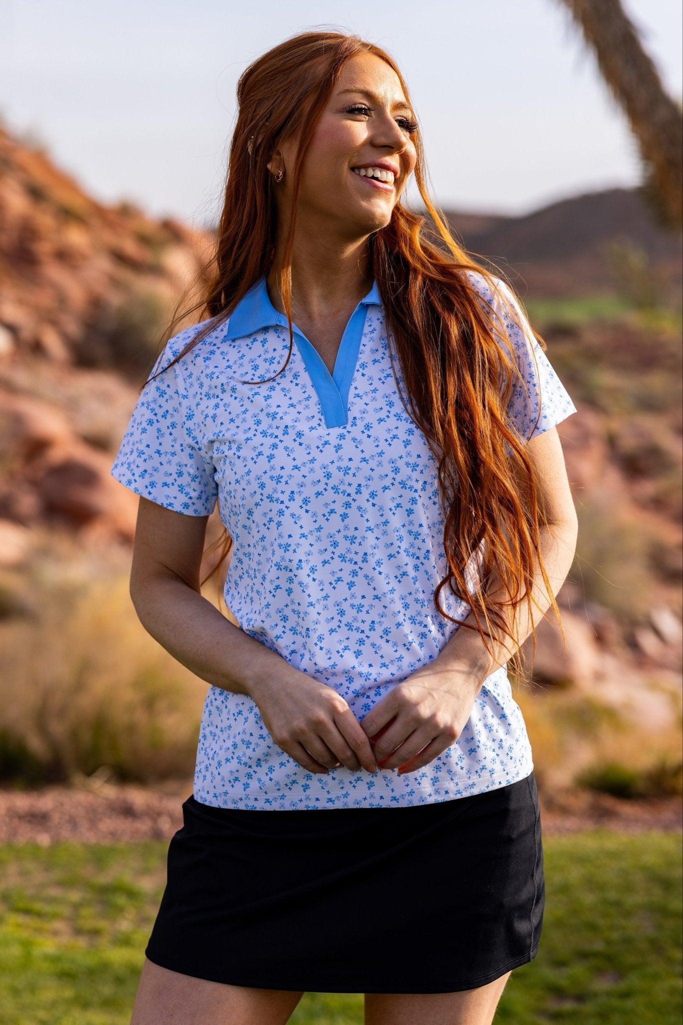 Baby Bloom Women's Golf Polo - Yatta Golf