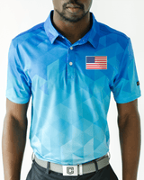 Baby Fade Golf Polo. USA EDITION. - Yatta Golf