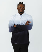 Black Birdie Quarter Zip - Men's - Yatta Golf