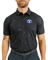 BYU Black Glitter Polo - Yatta Golf