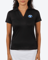 BYU Black Women's Polo - Yatta Golf
