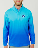 BYU Caribbean Fade Quarter Zip - Yatta Golf