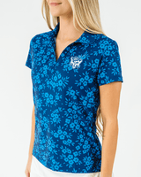 BYU Navy Daisy Women's Polo - Yatta Golf
