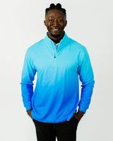 Caribbean Fade Quarter Zip - Men's - Yatta Golf